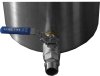 Option: Edelstahl-Auslauf-/Zulauf-Kugelhahn 1" mit Einbau (Bild für) Option: Edelstahl-Auslauf-/Zulauf-Kugelhahn 1" mit Einbau